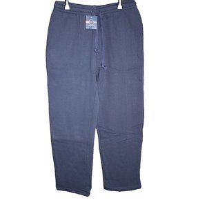 ET/TU Men's Thick Fleece Lined Sweat Pants Activewear XL X-Large Navy Blue NEW